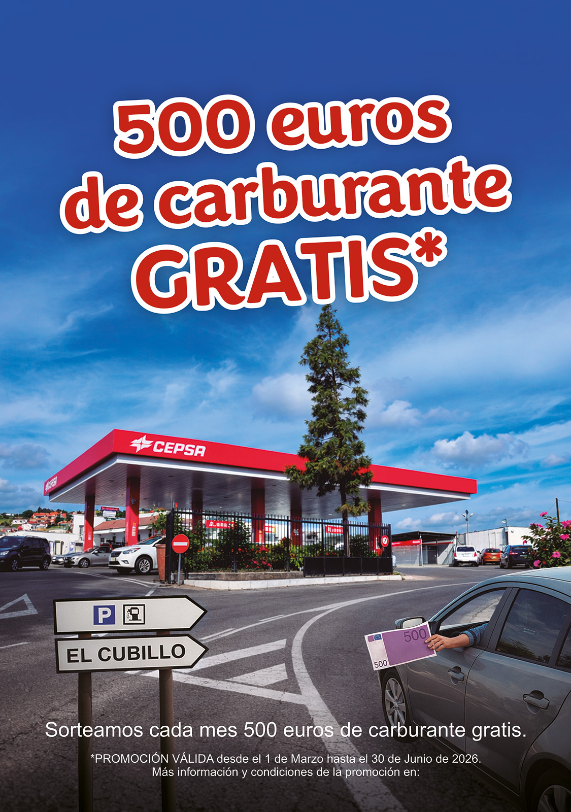 Sorteo 500 euros en carburante - Grupo Falpe
